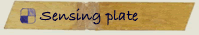 Sensing plate