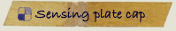 Sensing plate cap